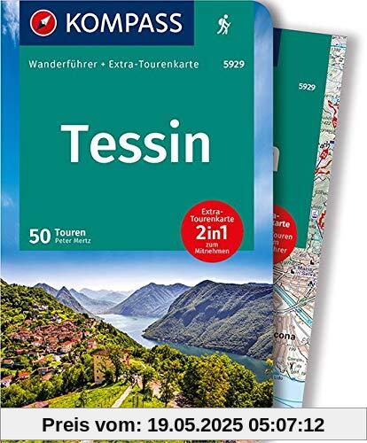 KOMPASS Wanderführer Tessin: Wanderführer mit Extra-Tourenkarte, 50 Touren, GPX-Daten zum Download. KOMPASS Wanderführer Tessin: Wanderführer mit Extra-Tourenkarte, 50 Touren, GPX-Daten zum Download.