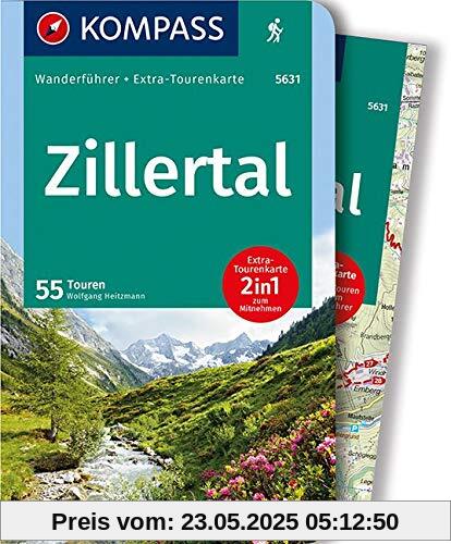 KOMPASS Wanderführer Zillertal: Wanderführer mit Extra-Tourenkarte 1:50.000, 55 Touren, GPX-Daten zum Download KOMPASS Wanderführer Zillertal: Wanderführer mit Extra-Tourenkarte 1:50.000, 55 Touren, GPX-Daten zum Download