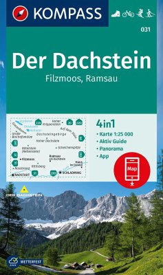 KOMPASS Wanderkarte 031 Der Dachstein, Ramsau, Filzmoos 1:25.000 von Kompass-Karten