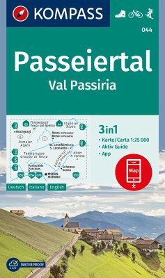 KOMPASS Wanderkarte 044 Passeiertal / Val Passiria 1:25.000 von Kompass-Karten
