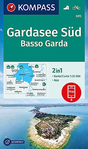 KOMPASS Wanderkarte 695 Gardasee Süd, Basso Garda 1:25.000: 3in1 Wanderkarte inklusive Karte zur offline Verwendung in der KOMPASS-App. Fahrradfahren. Skitouren. Langlaufen. KOMPASS Wanderkarte 695 Gardasee Süd, Basso Garda 1:25.000: 3in1 Wanderkarte inklusive Karte zur offline Verwendung in der KOMPASS-App. Fahrradfahren. Skitouren. Langlaufen.