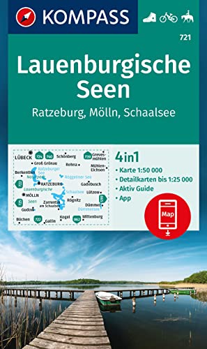 KOMPASS Wanderkarte 721 Lauenburgische Seen, Ratzeburg, Mölln, Schaalsee 1:50.000: Wanderkarte mit Aktiv Guide inklusive Karte zur offline Verwendung ... Fahrradfahren. Skitouren. Langlaufen. KOMPASS Wanderkarte 721 Lauenburgische Seen, Ratzeburg, Mölln, Schaalsee 1:50.000: Wanderkarte mit Aktiv Guide inklusive Karte zur offline Verwendung ... Fahrradfahren. Skitouren. Langlaufen.