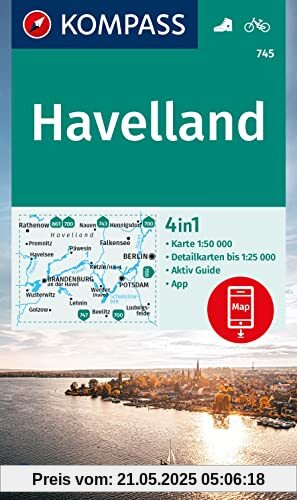 KOMPASS Wanderkarte 745 Havelland 25T: 1:50000 KOMPASS Wanderkarte 745 Havelland 25T: 1:50000