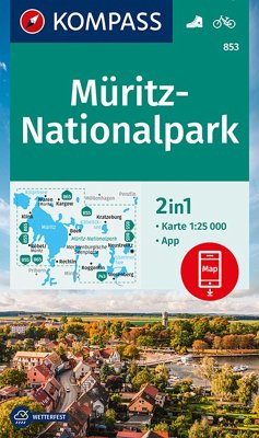 KOMPASS Wanderkarte 853 Müritz-Nationalpark 1:25.000 von Kompass-Karten