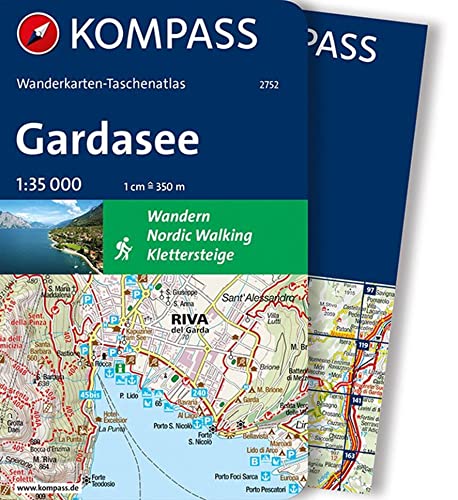 KOMPASS Wanderkarten-Taschenatlas Gardasee 1:35.000: Outdoor-Karten in kompakter Buchform KOMPASS Wanderkarten-Taschenatlas Gardasee 1:35.000: Outdoor-Karten in kompakter Buchform von Kompass