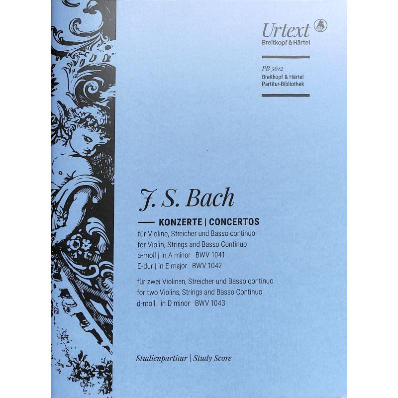 Konzert 1 a-moll BWV 1041 | Konzert d-moll BWV 1043 | Konzert 2 E-Dur BWV 1042