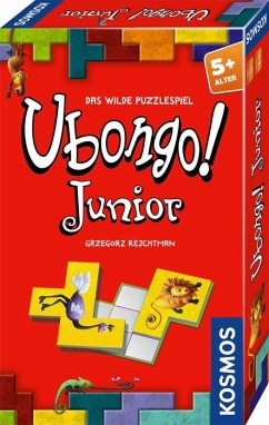 KOSMOS 712723 - Ubongo Junior, Das wilde Puzzlespiel, Mitbringspiel von Kosmos Spiele