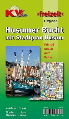 KVplan Freizeit Husumer Bucht mit Stadtplan Husum von Kommunalverlag Tacken