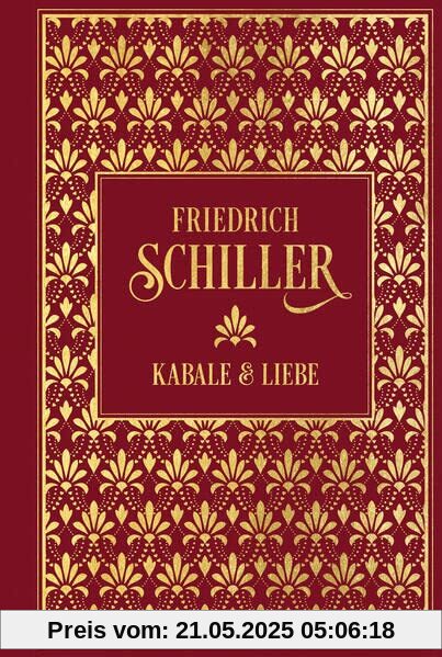Kabale und Liebe: Leinen mit Goldprägung