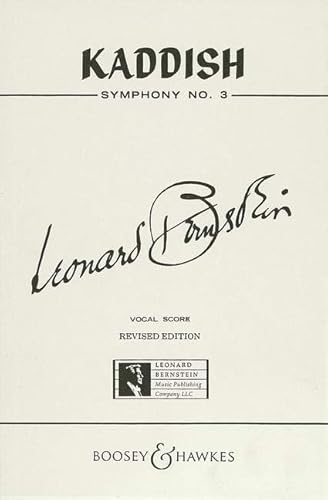 Kaddish: Symphony No. 3. Sopran Solo, Sprecher, gemischter Chor (SATB), Knabenchor und Orchester. Klavierauszug.: For Orchestra, Mixed Chorus, Boys' Choir, Speaker and Soprano Solo von Boosey & Hawkes
