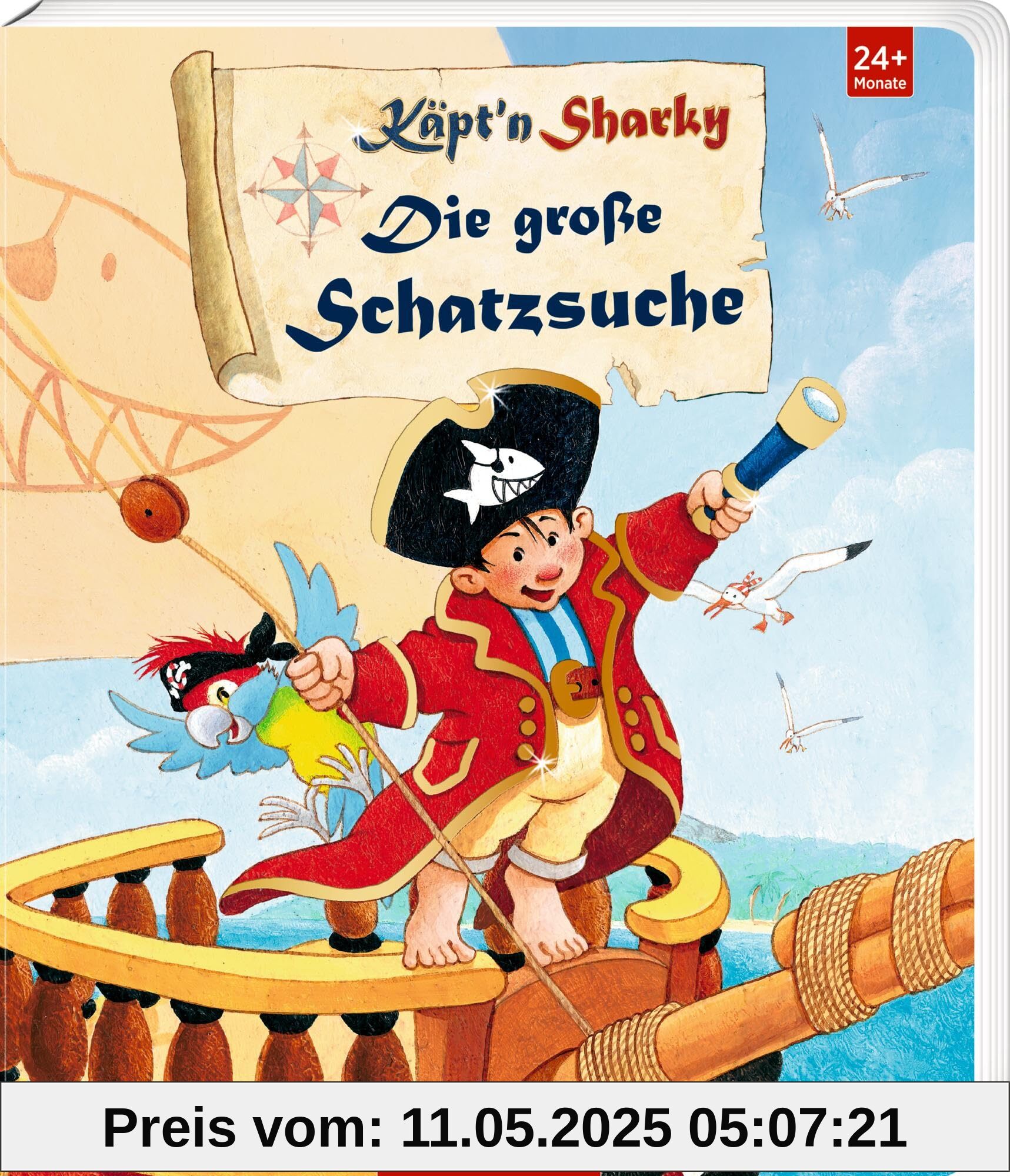 Käpt'n Sharky - Die große Schatzsuche (Pappbilderbuch)