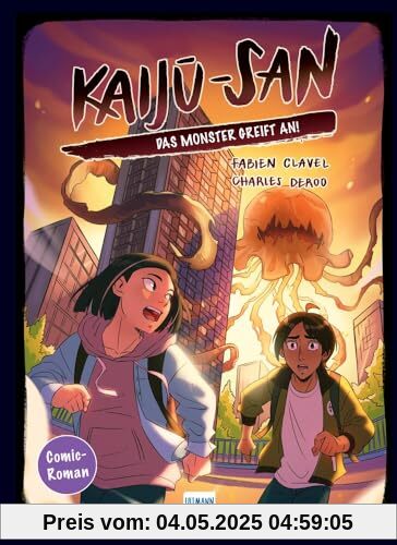 Kaiju-san - Das Monster greift an!: Ein spannender Mix aus Abenteuergeschichte und Graphic Novel für Kinder ab 10 Jahren