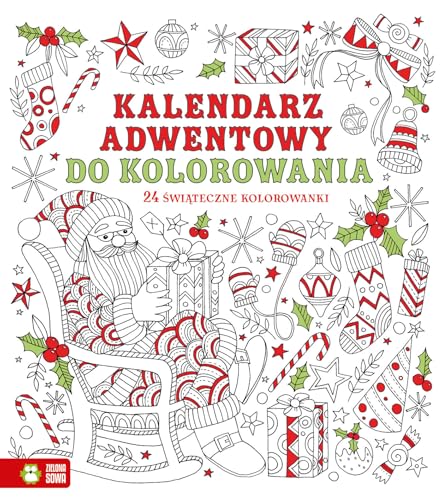 Kalendarz adwentowy do kolorowania von Zielona Sowa