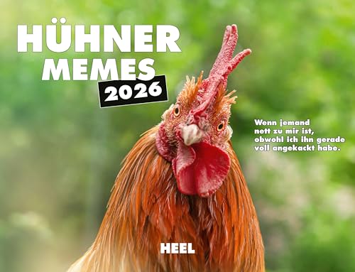 Kalender Hühner Memes 2026 Eintragkalender: Tierischer Hühner-Spaß Kalender Hühner Memes 2026 Eintragkalender: Tierischer Hühner-Spaß von Heel