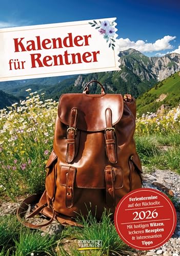 Kalender für Rentner 2026 von Korsch Verlag
