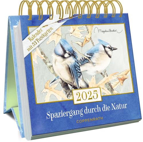 Kalender mit 53 Postkarten: 2025 - Marjolein Bastin - Spaziergang durch die Natur (Postkartenkalender) von Coppenrath Verlag GmbH & Co. KG