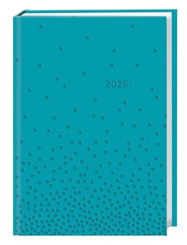 Kalenderbuch A6 blau 2026: Praktischer Planer für den Alltag mit Wochen-Kalendarium. Taschenkalender in leuchtendem Blau mit Platz für Termine und ... Format 11,5 x 16,5 cm (Kalenderbücher Heye) von Heye