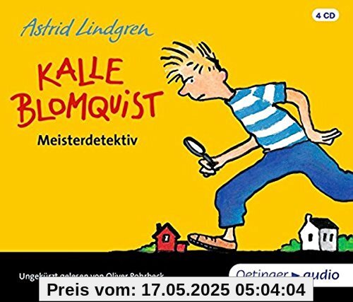 Kalle Blomquist Meisterdetektiv (4 CD): Ungekürzte Lesung, ca. 240 Min.