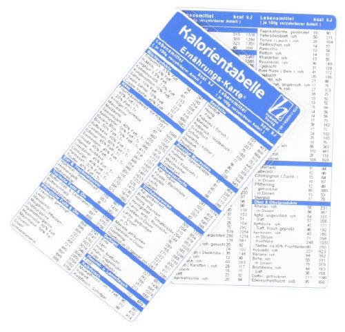 Kalorientabelle - Ernährungs-Karte Kalorientabelle - Ernährungs-Karte von Hawelka Verlag