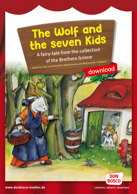 Kamishibai Storytelling: The Wolf and the seven Kids. A fairy-tale from the collection of the Brothers Grimm