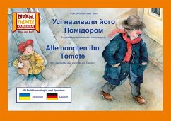 Alle nannten ihn Tomate / Kamishibai Bildkarten Ausgabe Ukrainisch - Deutsch von Hase und Igel