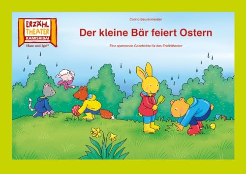 Der kleine Bär feiert Ostern / Kamishibai Bildkarten: 7 Bildkarten für das Erzähltheater