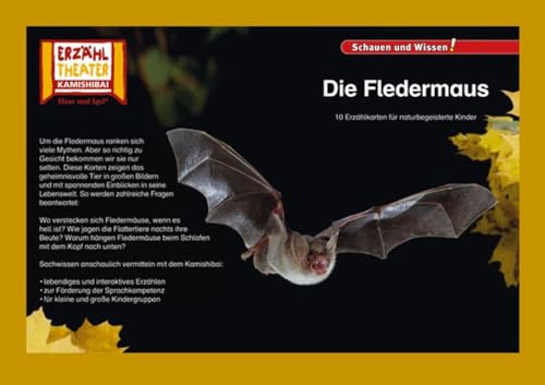 Die Fledermaus / Kamishibai Bildkarten: 10 Fotobildkarten für das Erzähltheater von Hase und Igel Verlag GmbH