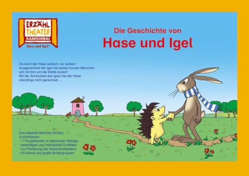 Die Geschichte von Hase und Igel / Kamishibai Bildkarten: 17 Bildkarten für das Erzähltheater