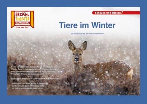 Tiere im Winter / Kamishibai Bildkarten: 10 Fotobildkarten für das Erzähltheater
