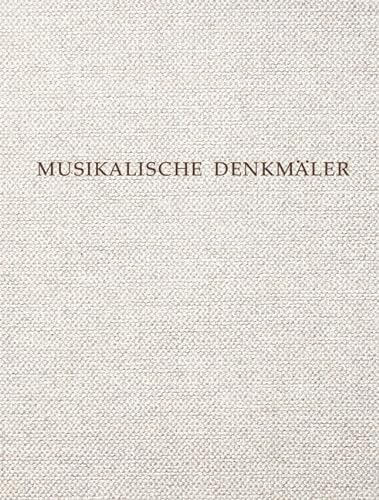 Kammermusik: Partitur. (Musikalische Denkmäler: Akademie der Wissenschaften und der Literatur in Mainz. Veröffentlichungen der Kommission für Musikwissenschaft) von Schott Music