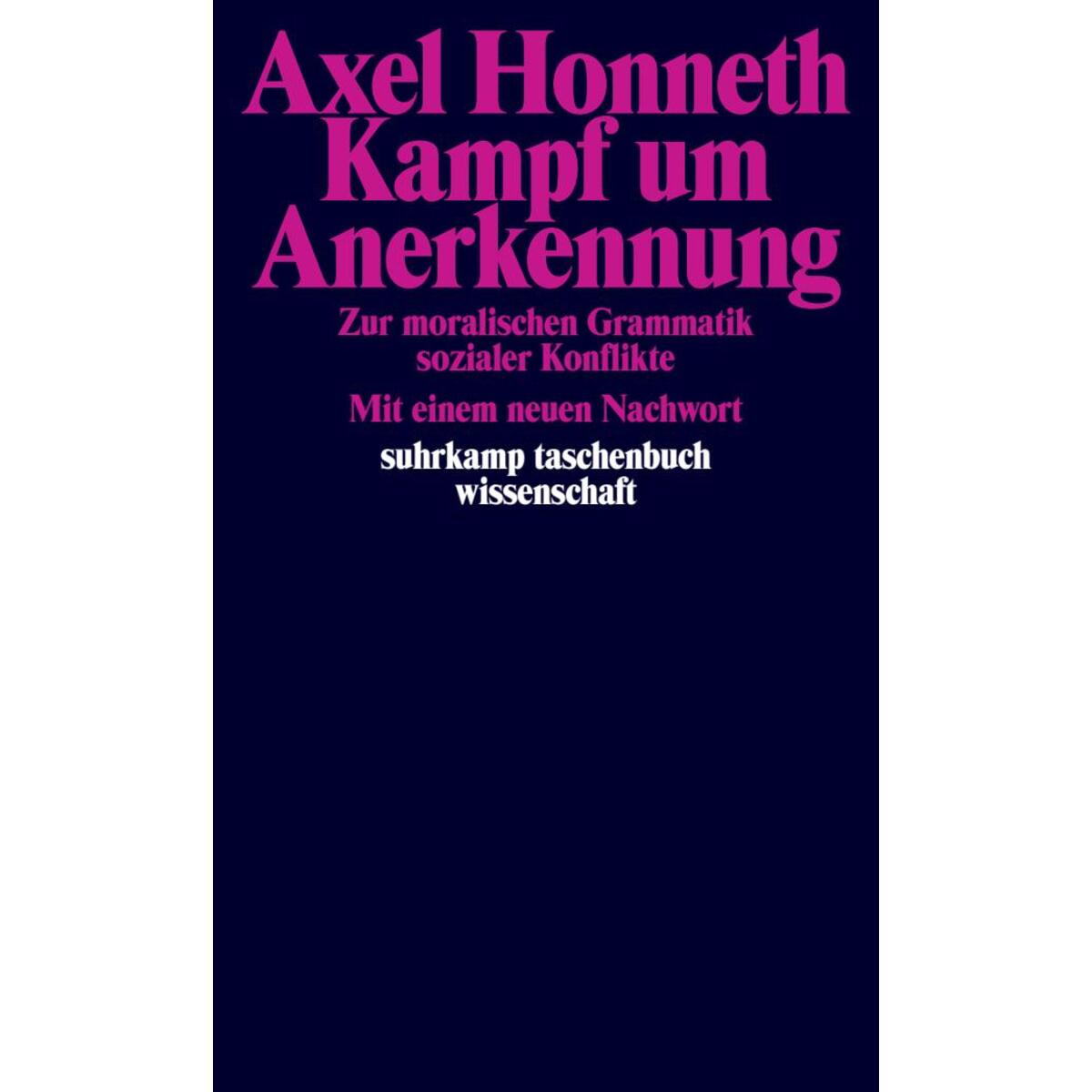 Kampf um Anerkennung Kampf um Anerkennung von Suhrkamp Verlag