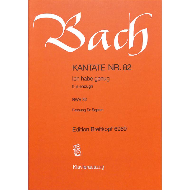 Kantate 82 ich habe genug BWV 82