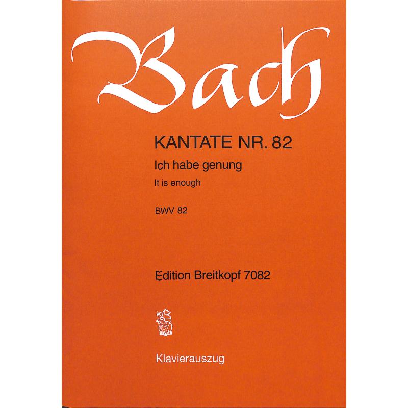 Kantate 82 ich habe genug BWV 82