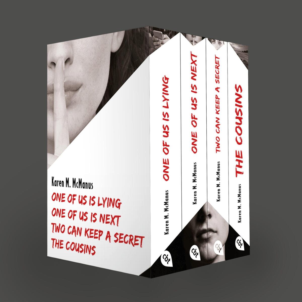Karen M. McManus: Vier Bände im Taschenbuch-Schuber: One of us is lying, One of ... Karen M. McManus: Vier Bände im Taschenbuch-Schuber: One of us is lying, One of ... von cbt