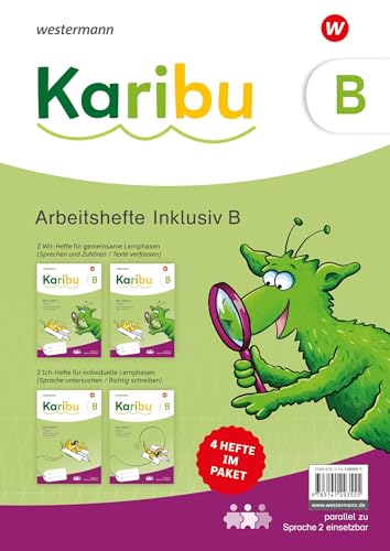 Karibu - Ausgabe 2024: Arbeitsheft Inklusion B 4 Hefte im Paket (Wir-Hefte: gemeinsame Lernphasen und Ich-Hefte: individuelle Lernphasen): Ausgabe ... und Ich-Hefte: individuelle Lernphasen) von Westermann Schulbuchverlag