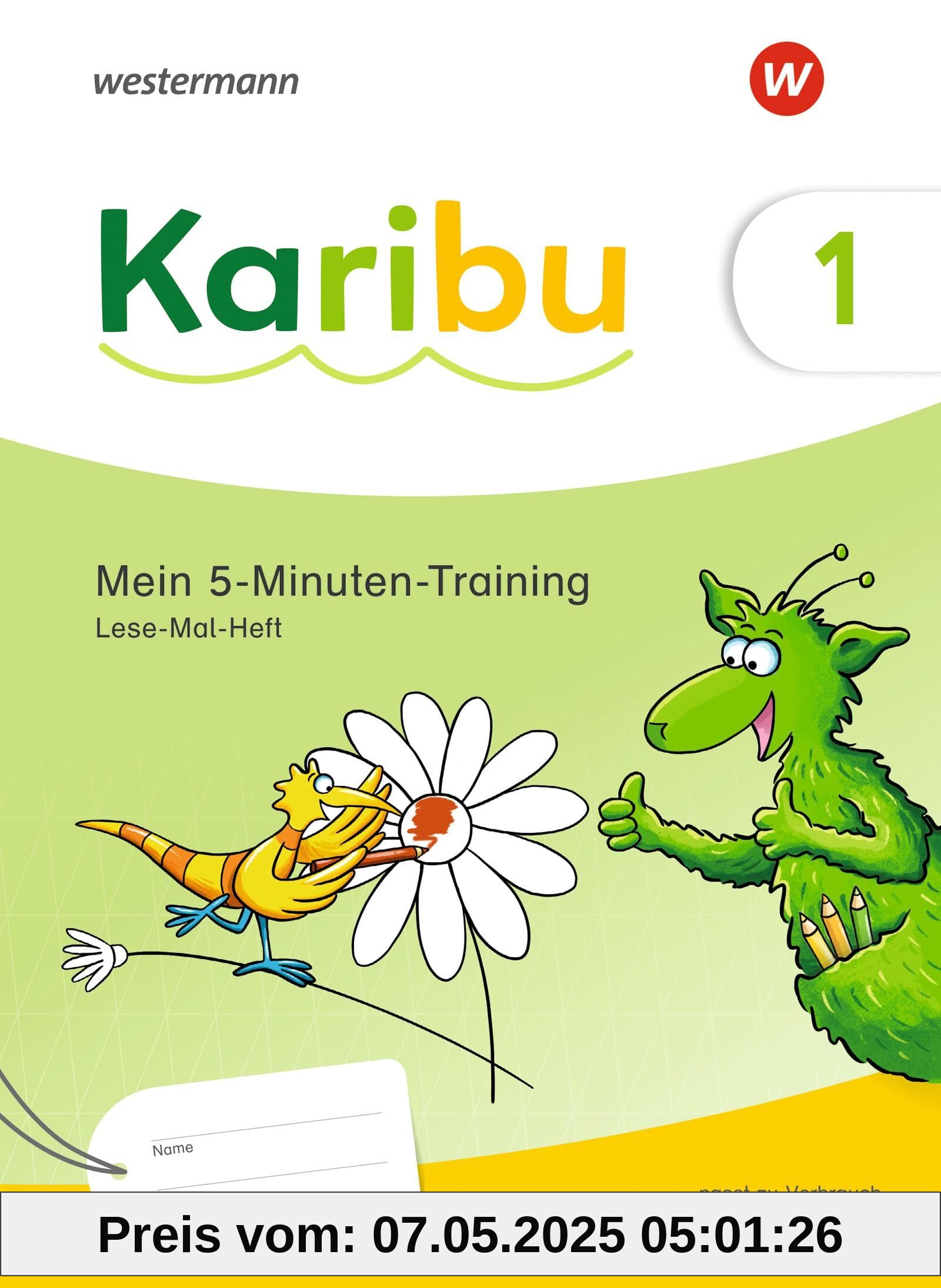 Karibu - Ausgabe 2024: Mein 5-Minuten-Training: Lese-Mal-Heft Sinnentnehmendes Lesen trainieren
