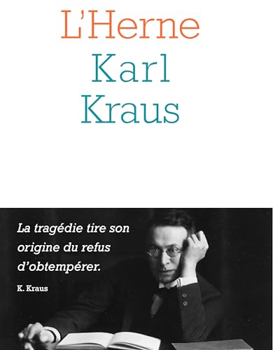 Cahier Karl Kraus von L'HERNE