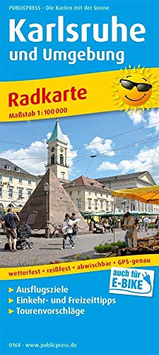 Karlsruhe und Umgebung: Radkarte mit Ausflugszielen, Einkehr- & Freizeittipps, wetterfest, reissfest, abwischbar, GPS-genau. 1:100000 (Radkarte: RK) von FREYTAG-BERNDT UND ARTARIA