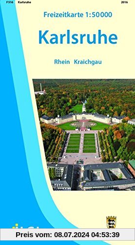 Karlsruhe: Rhein Kraichgau (Freizeitkarten 1:50000)