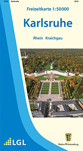 F516 Karlsruhe: Rhein Kraichgau (Freizeitkarten 1:50000 / Mit Touristischen Informationen, Wander- und Radwanderungen) von LVA Baden-Wrttemberg