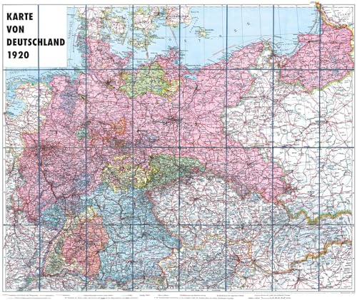 Karte von DEUTSCHLAND - 1920 [gerollt]: Deutsches Reich – Weimarer Republik