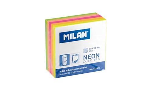 Karteczki Milan samoprzylepne kostka neon 50 x 50 mm: 411501 Karteczki Milan samoprzylepne kostka neon 50 x 50 mm: 411501 von Milan