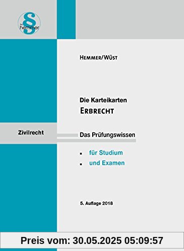 Karteikarten Erbrecht (Karteikarten - Zivilrecht)