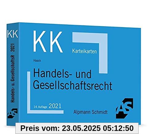 Karteikarten Handels- und Gesellschaftsrecht