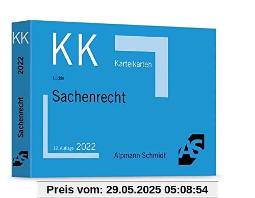 Karteikarten Sachenrecht