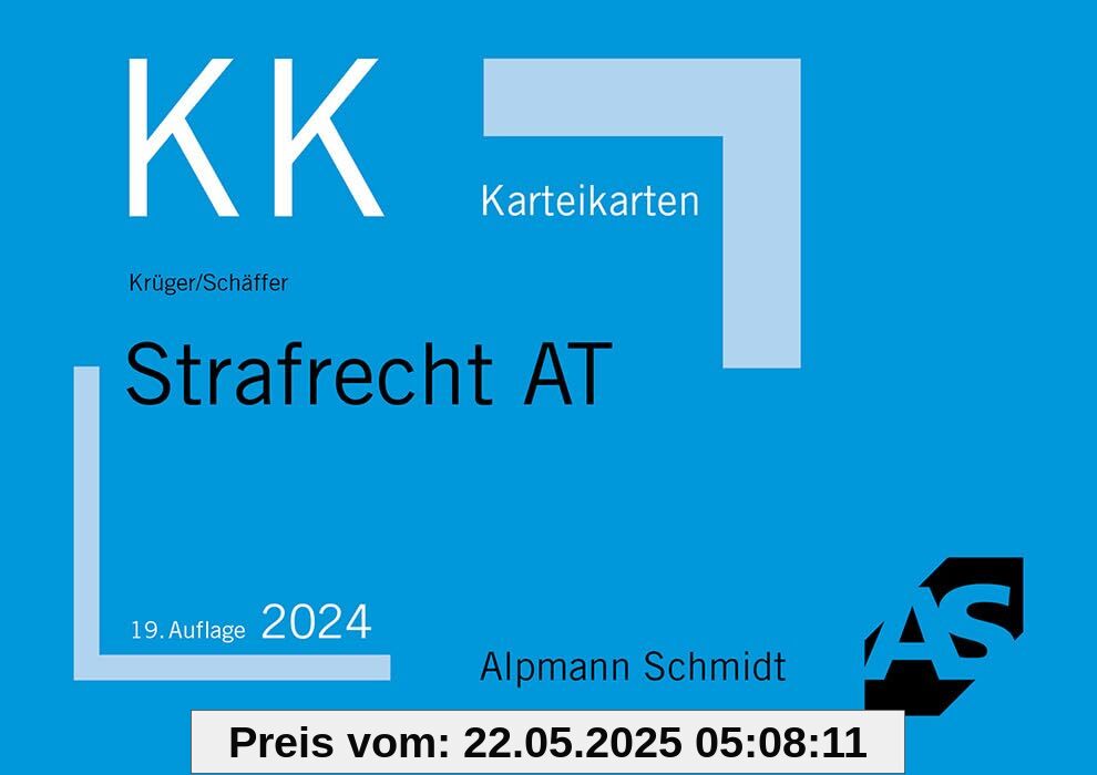Karteikarten Strafrecht Allgemeiner Teil