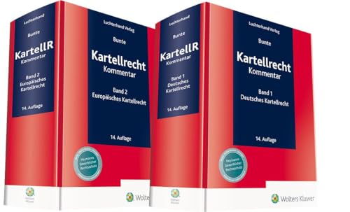 Kartellrecht: Kommentar: Band 1: Deutsches Kartellrecht / Band 2: Europäisches Kartellrecht von Hermann Luchterhand Verlag