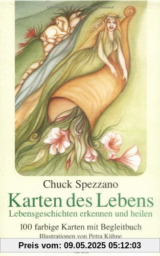 Karten des Lebens: Lebensgeschichten erkennen und heilen. 100 künstlerisch gestaltete farbige Karten mit Begleitbuch