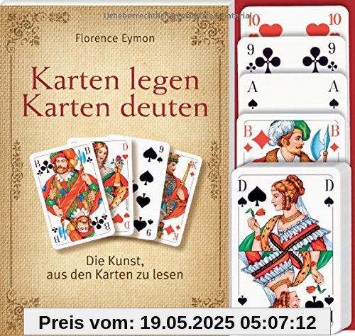 Karten legen - Karten deuten (Set): Die Kunst, aus den Karten zu lesen