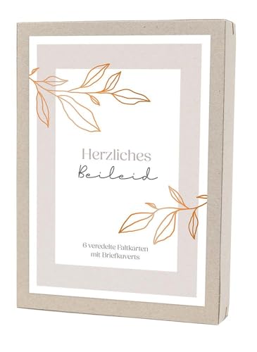 Kartenbox - Herzliches Beileid: Kartenbox von Brunnen Verlag GmbH